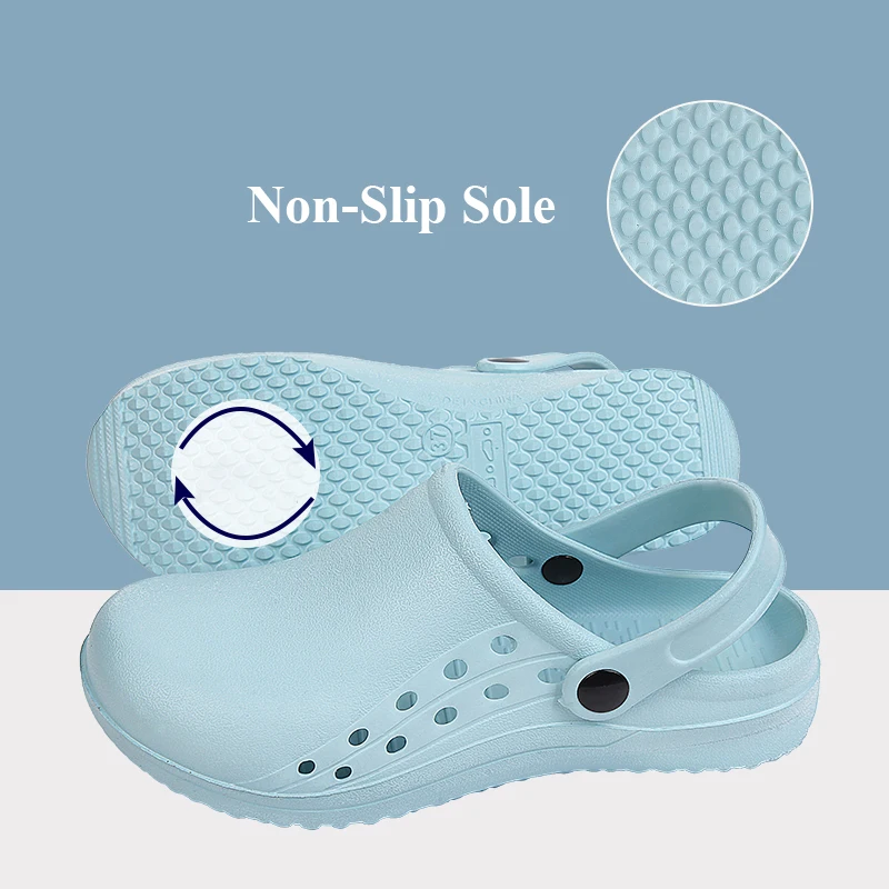 summer men women sandals clogs eva slip on work clogs anti slip nursing slippers kitchen chef shoes casual garden beach shoes Unisex Nurse Shoes Scrub Clogs EVA Medical Work Clog Anti Slip Ultra Light Slip-On Working Slippers Sandal Classic Clogs XO6-01