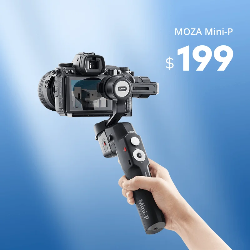 US $199.00 Moza Mini P 3Axis Handheld Gimbals Stabilizer Selfie Stick For Mirrorless Action Cameras Smartphones Maxload 900g For IPhone