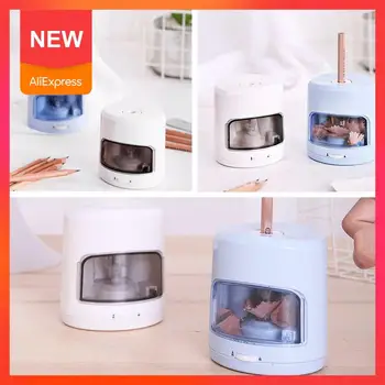 

1PC automatic Electric pencil sharpener Home Office mechanical School sharpener Office pencil school supplies For kids E6Y0