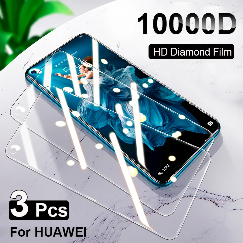 

Full Coverage Protective Tempered Glass on For Huawei honor 20 Pro 10i 10 Lite Glass Screen Protector Huawei P20 Lite Glass