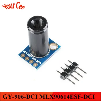 

GY-906-DCI MLX90614ESF-DCI Contactless Long-range Infrared Temperature Sensor Module IIC Connector