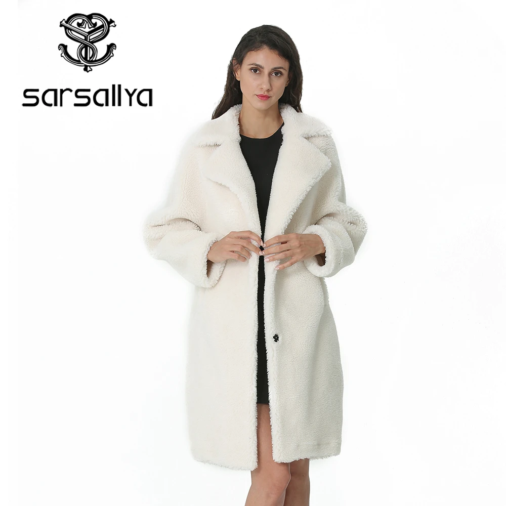 Beste Winter Wollen Jas Vrouwen Wol Bont Jas Vrouwelijke Lange Wollen Jassen Dames Warme Dikke Herfst Overjas Wol Blend Elegant Casual 2019