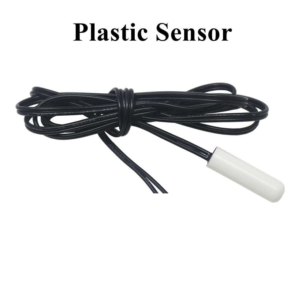 KT3003 12V 24V 110V 220V AC цифровой регулятор температуры Отопление термостат охлаждающий переключатель релейный выход с датчиком NTC - Цвет: Plastic Sensor
