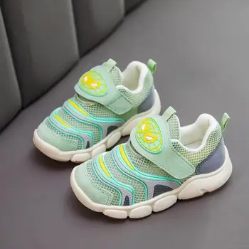 

1-6 Children Shoes Cartoon Fashionable Net Breathable Boy Girl Sneakers Soft Sole Sports Shoes Children's Boys Girls Sneaker