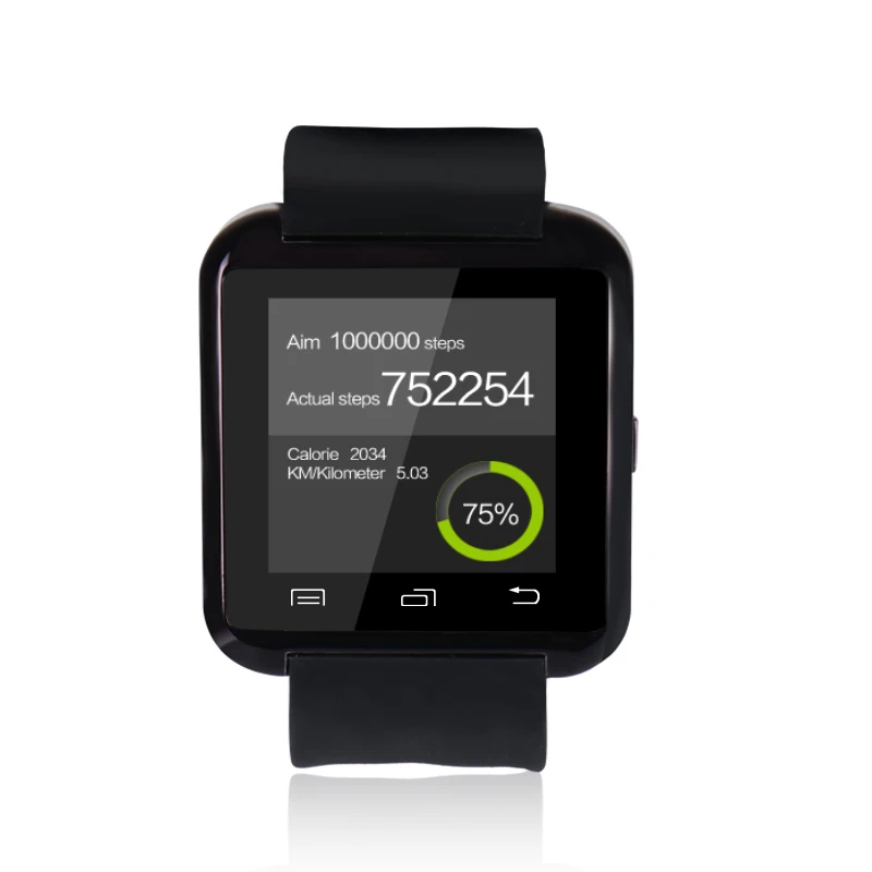 Высокое качество U8 Смарт часы Спортивные Bluetooth Smartwatch фитнес трекер с SMS напоминание для Android и IOS