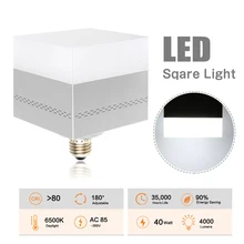 5 Вт/9 Вт/13 Вт/28 Вт E27 лампа высокой мощности Светодиодный квадратный энергосберегающий светодиодный светильник вращающийся портативный светильник украшение дома