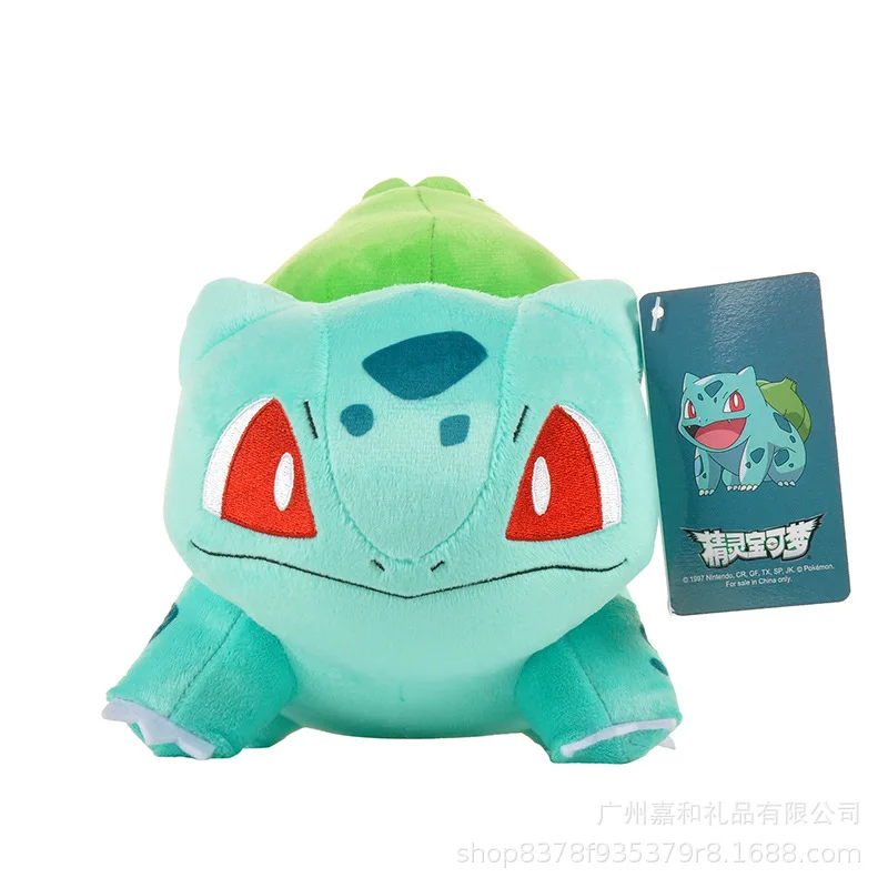 Аниме Покемон Пикачу Psyduck Snorlax кукла Jolteon Плюшевые игрушки подарок на день рождения плюшевые куклы Фильмы ТВ Рождественский подарок полная серия - Цвет: 15cm Bulbasaur