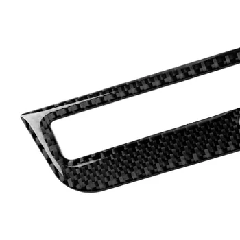 

Fits Well Console CD Panel Frame Protect Car Carbon Fiber Trim Durable