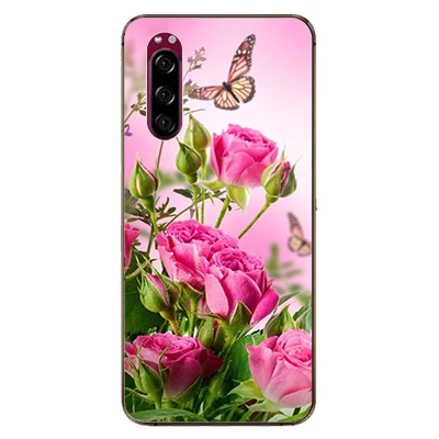 For Sony Xperia 5 J8210 J9210 J8270 Case 6.1'' Fashion silicone Back Cases for Sony Xperia 5 Phone Cover Protective Shells Coque - Цвет: W63