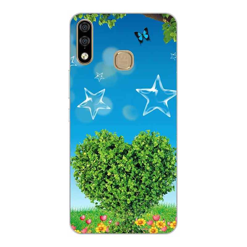 J44 Мягкий силиконовый чехол для телефона s для Tecno Spark 3 Pro KB8 6," мягкий TPU Материал задняя крышка-чехол для телефона Coque painting Flower style - Цвет: J44