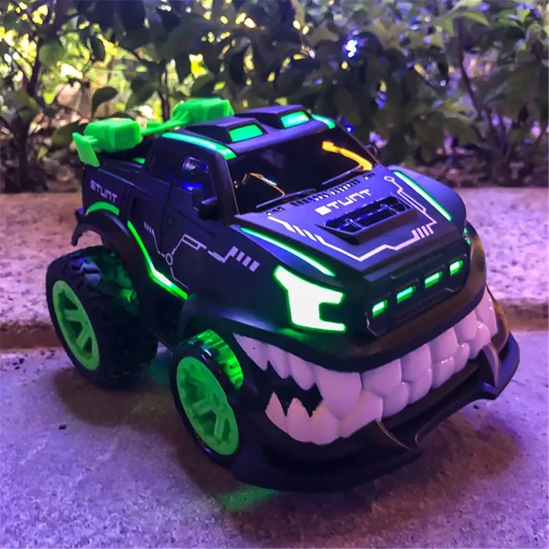 Акула зубы вращающийся дрейф дистанционного управления автомобиль Rc автомобиль высокоскоростной 3D флип