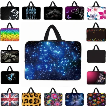 

For Macbook Air Pro 11 13.3 15 15.4 Neoprene 10 12 13 14 15 17 Inch Notebook Laptop Chromebook PC Bag Portable Cover Case Retail