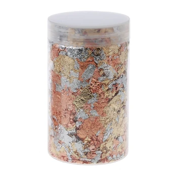 

2020 New 10g Gold Silver Gilding Flakes Metallic Foil Flake Glitters Resin Fillings Craft