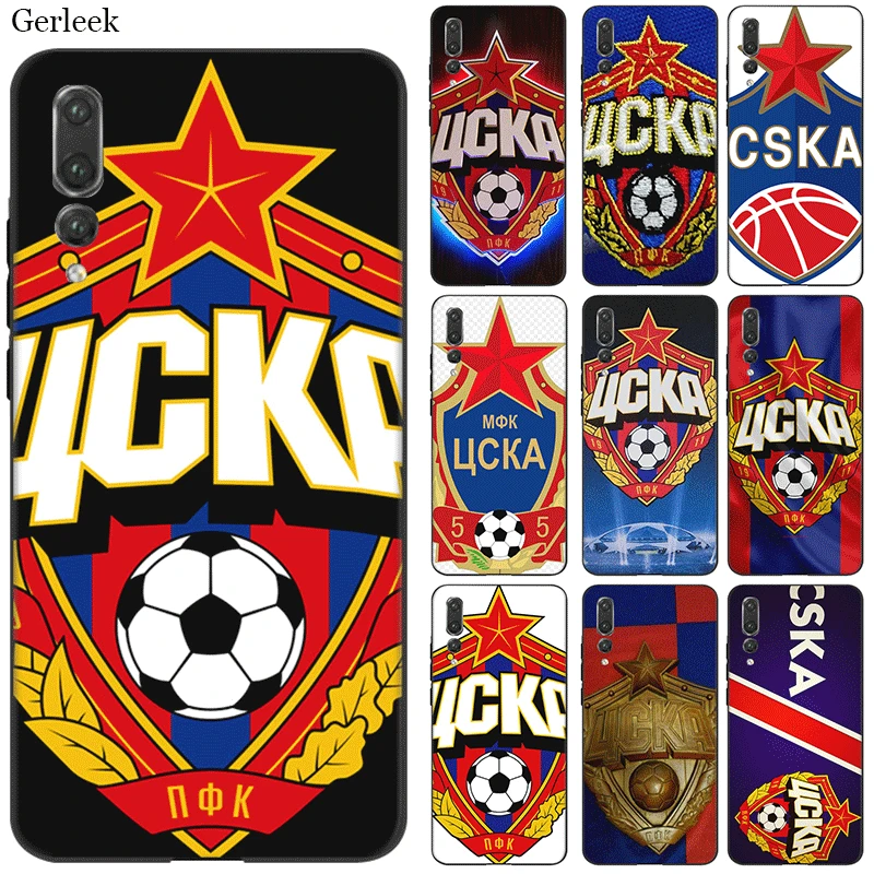 Case for Huawei P8 P9 P10 P20 P30 Lite MINI PRO P Smart Z Plus Cover PFC CSKA Moscow Cute | Мобильные телефоны и
