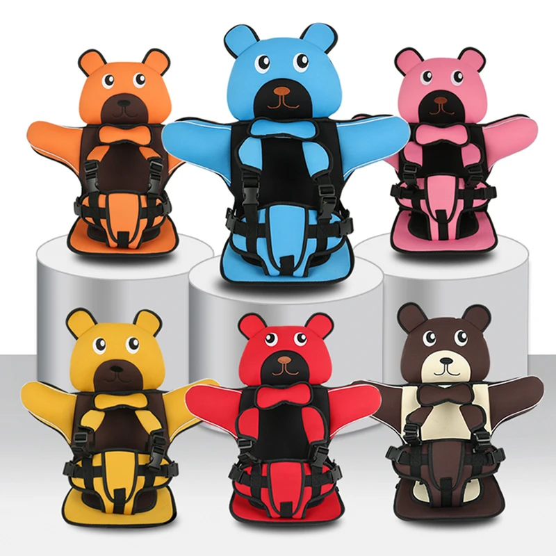 

Baby Safety Seat Cushion With Infant Safe Belt Fabric Mat Little Child Carrier Child Car Safety Travel Seats 1-6T Dropshipping