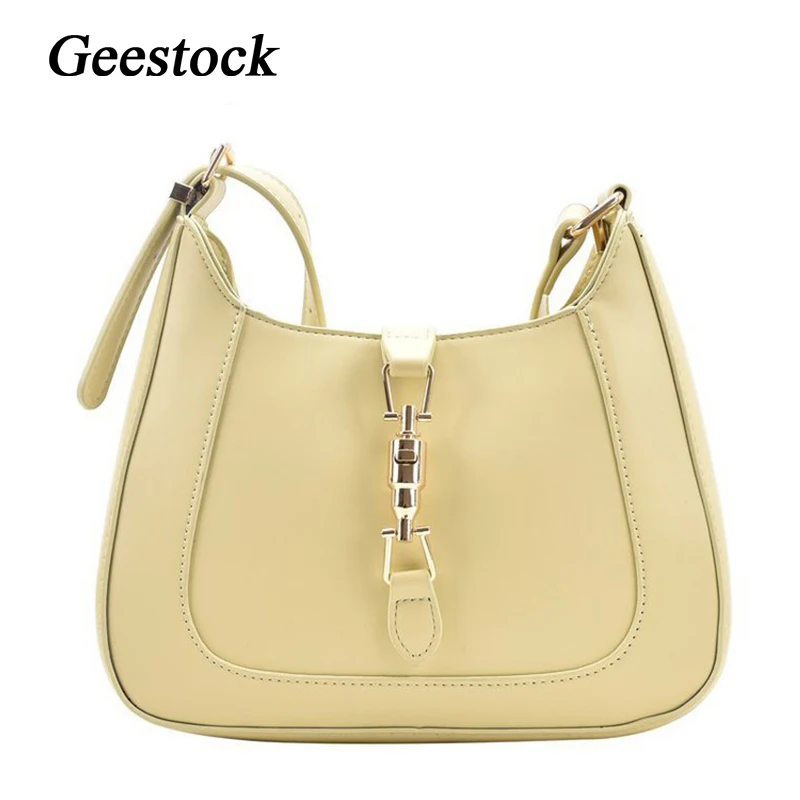

Geestock Women's Shoulder Bag Top Quality Purses and Handbags Luxury Fashion Crossbody Bags for Laides Underarm Bag