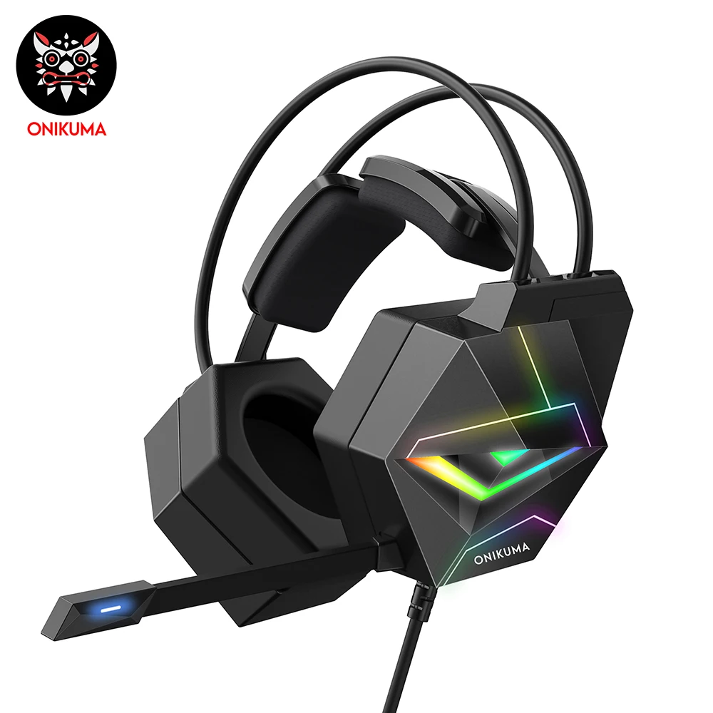 ONIKUMA RGB Gaming Headset Gamer 