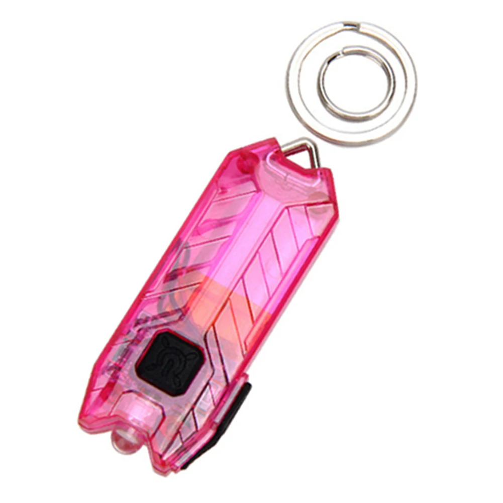 

Lamp USB Charging Portable Compact Torch Led Keyring Light Mini Outdoor Tube Rechargeable 45LM 2 Modes