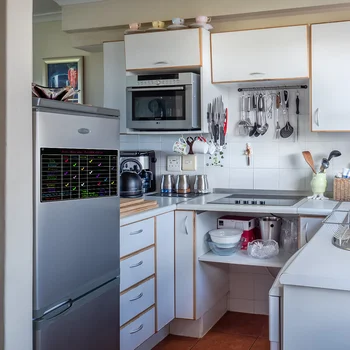 

1 Set Magnetic Plan Sticker Practical Durable Convenient Message Board Weekly Plan Sticker Schedule Board for Inside Indoor Home