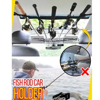 

Car Fishing Rod Bracket Fishing Rod Car Fishing Rod Rack ABS Adjustable Fishing Rods Holder For Car Boat Everything For Fishing