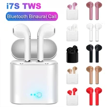 I7s Tws Bluetooth наушники мини беспроводные наушники спортивные наушники гарнитура с зарядным устройством для iPhone huawei Xiaomi