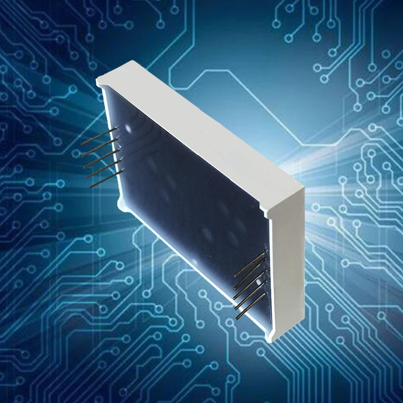 [Hong Hao] custom super bright blue 1-bit 7-segment led nixie tube display 0.81/1.2/1.5/1.8/2.3/3/4 inch for timer | Освещение