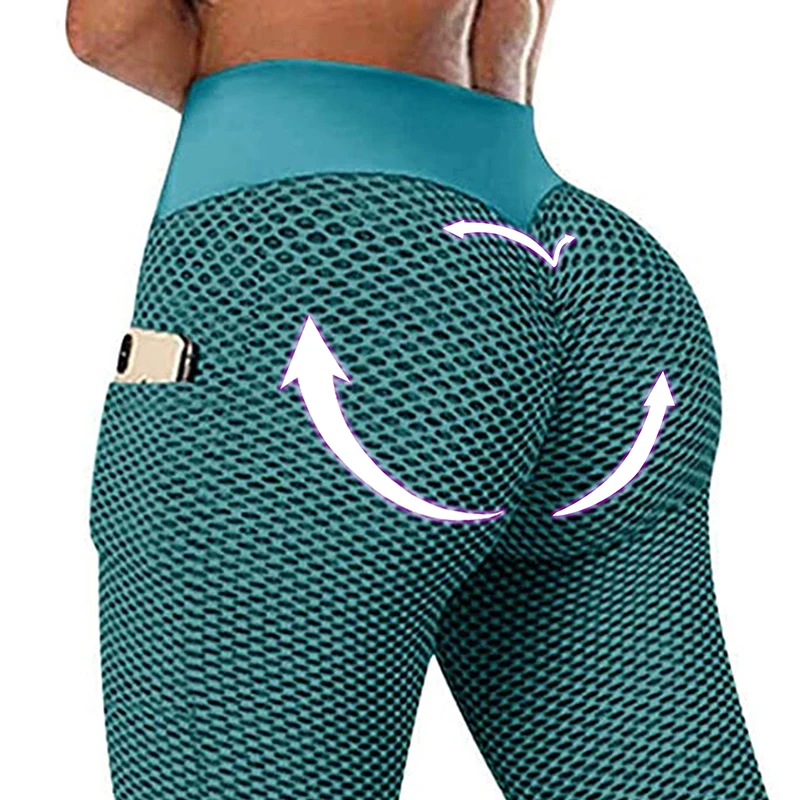 maternity leggings Sexy Mesh Booty Lifting Women Leggings Fitness High Waist Tummy Control Seamless Pants Push Up Workout Gym Running Pants faux leather leggings