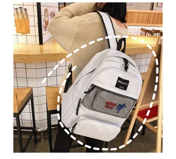 

2020 new simple and stylish portable large capacity Schoolbag new casual large capacity backpack