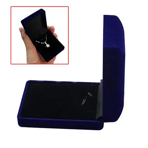

Elegant Velvet Earring Necklace Bracelet Jewelry Display Holder Storage Box Case Jewelry Organizer for wedding jewelry Soft Velv