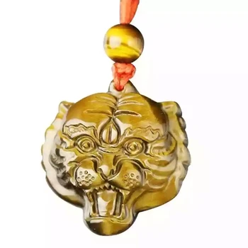 

Natural tiger stone pendant men and women