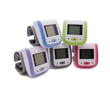 Boxym monitor médico digital lcd pulso de pressão arterial esfigmomanômetro automático tonômetro pulso medidor pressão arterial