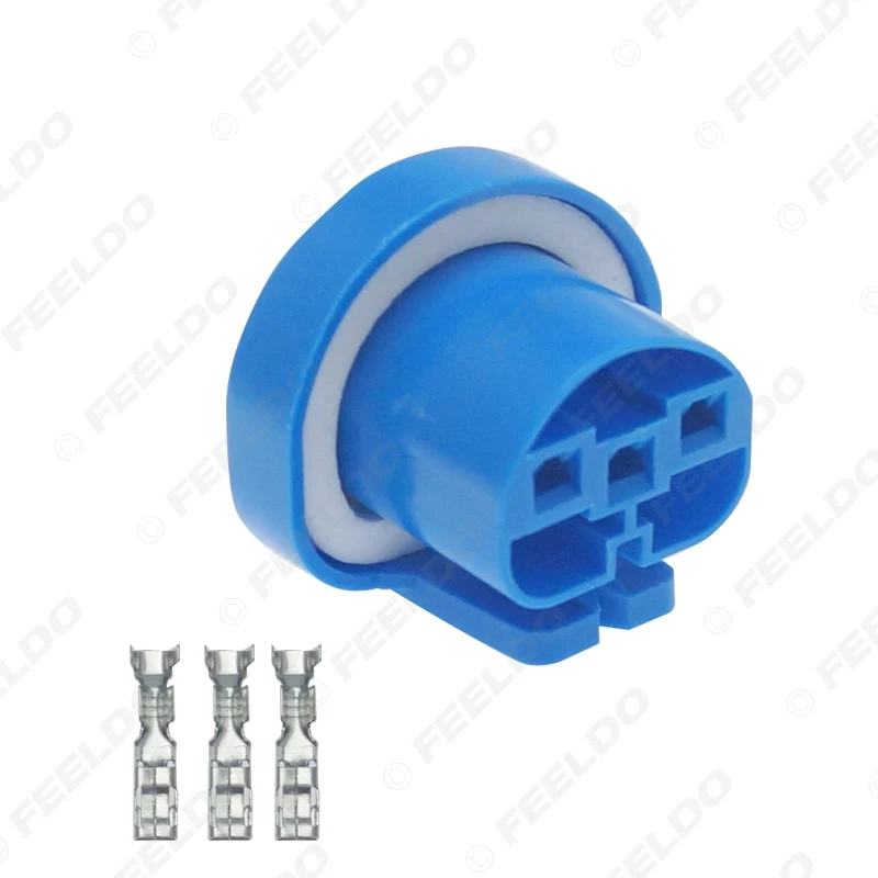 FEELDO 1 компл. Авто мотоцикл 9004-21/HB1/9007/HB5 HID светодиодный фонарь DIY Быстрый разъем адаптера клеммы Разъем#6153