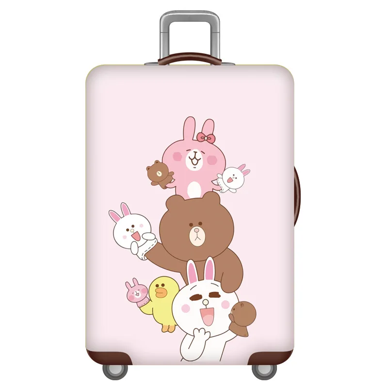 08 Luggage cover Эластичный чехол для чемодана, Защитные чехлы для путешествий, уплотненный костюм, чехол Чехол, подходит для 18-32 дюймов, чехол на колесиках - Цвет: 08 Luggage cover