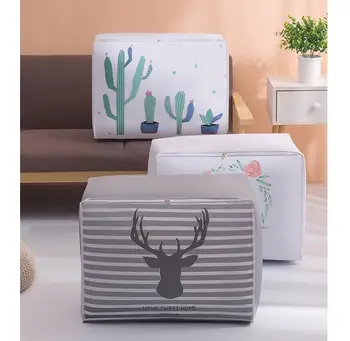 

2020 Organizing Bag Quilt Blanket Container Waterproof Moisture-proof Thick Zipper Closure Multi-Purpose Storage Packing Bag