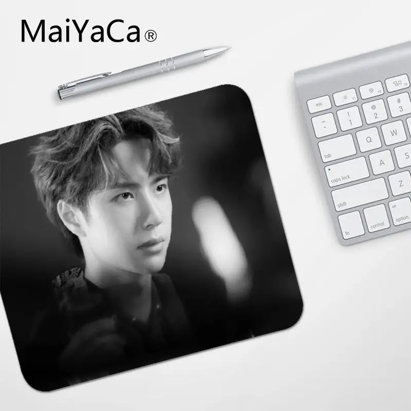 No Lock Edge18x22cm MaiYaCa высокое качество Wang Yibo Untamed ноутбук коврик для мыши Гладкий блокнот для письма настольные компьютеры мат игровой коврик для мыши - Цвет: No Lock Edge18x22cm