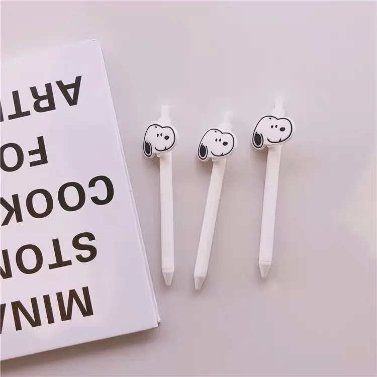 

Peanuts Rogue Dog Gel Pen Creative kawaii Cartoon Neutral Pen Cute Press 0.5mm Black Ink Pen Signature Pen Student Stationery