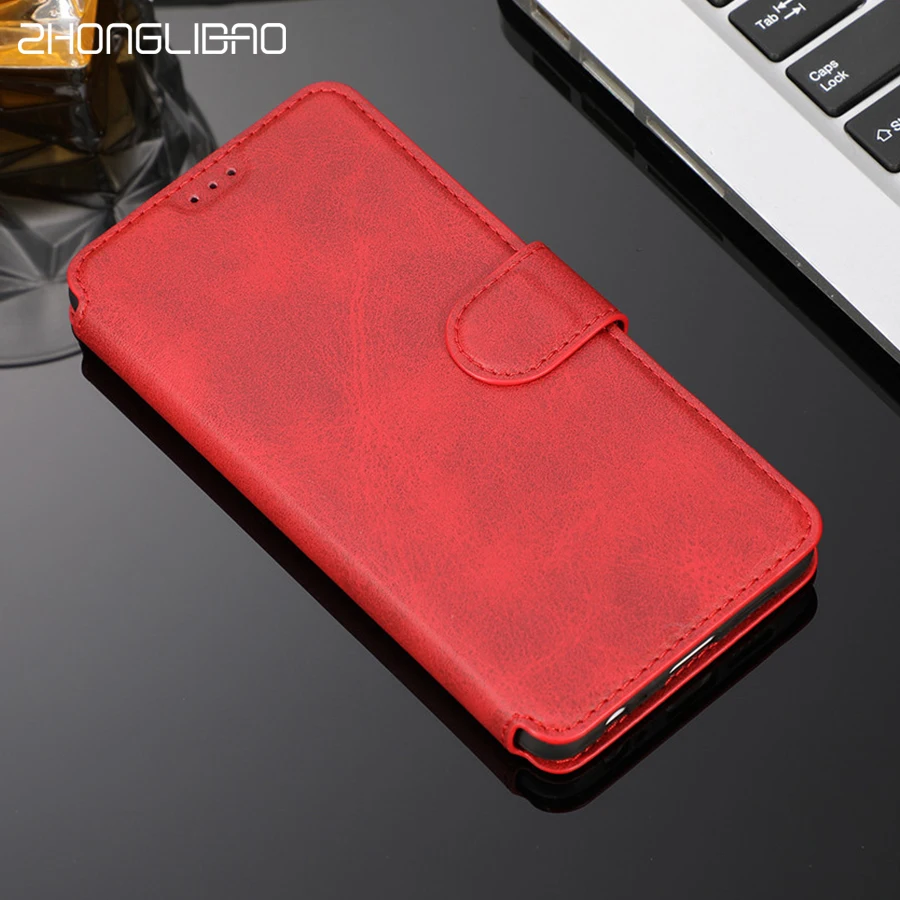 Кожаный чехол-книжка P30 Pro для Huawei P20 Mate 20 10 Lite P Smart Plus Y5 Y6 Y7 Y9 2019 Honor с отделением карт
