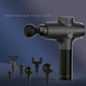 

Electric Fascia Massage Gun Muscle Massager Body Massager Gun Tissue Percussion Fitness Equipment Acid Relief Pain Relax EM03
