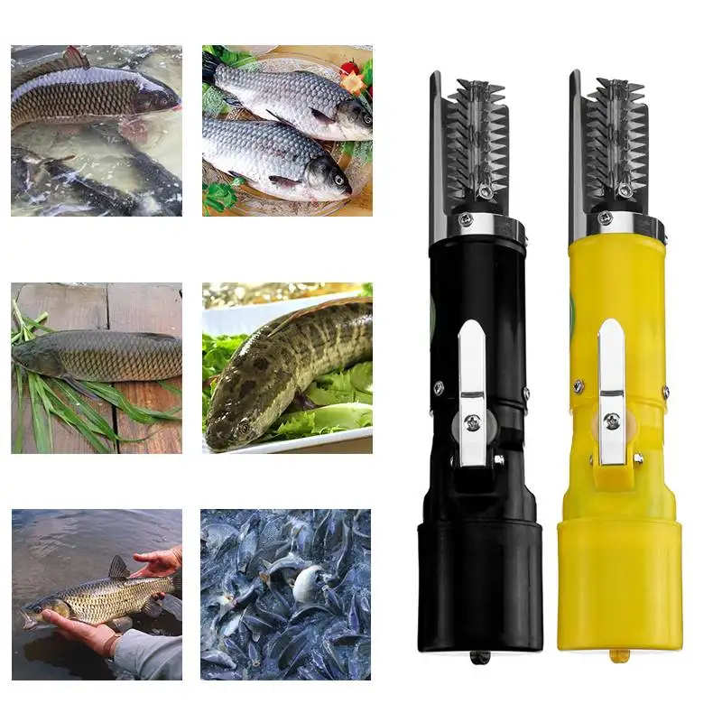 2200MAH Charging Portable Electric Fish Scaler Fishing Scalers Clean