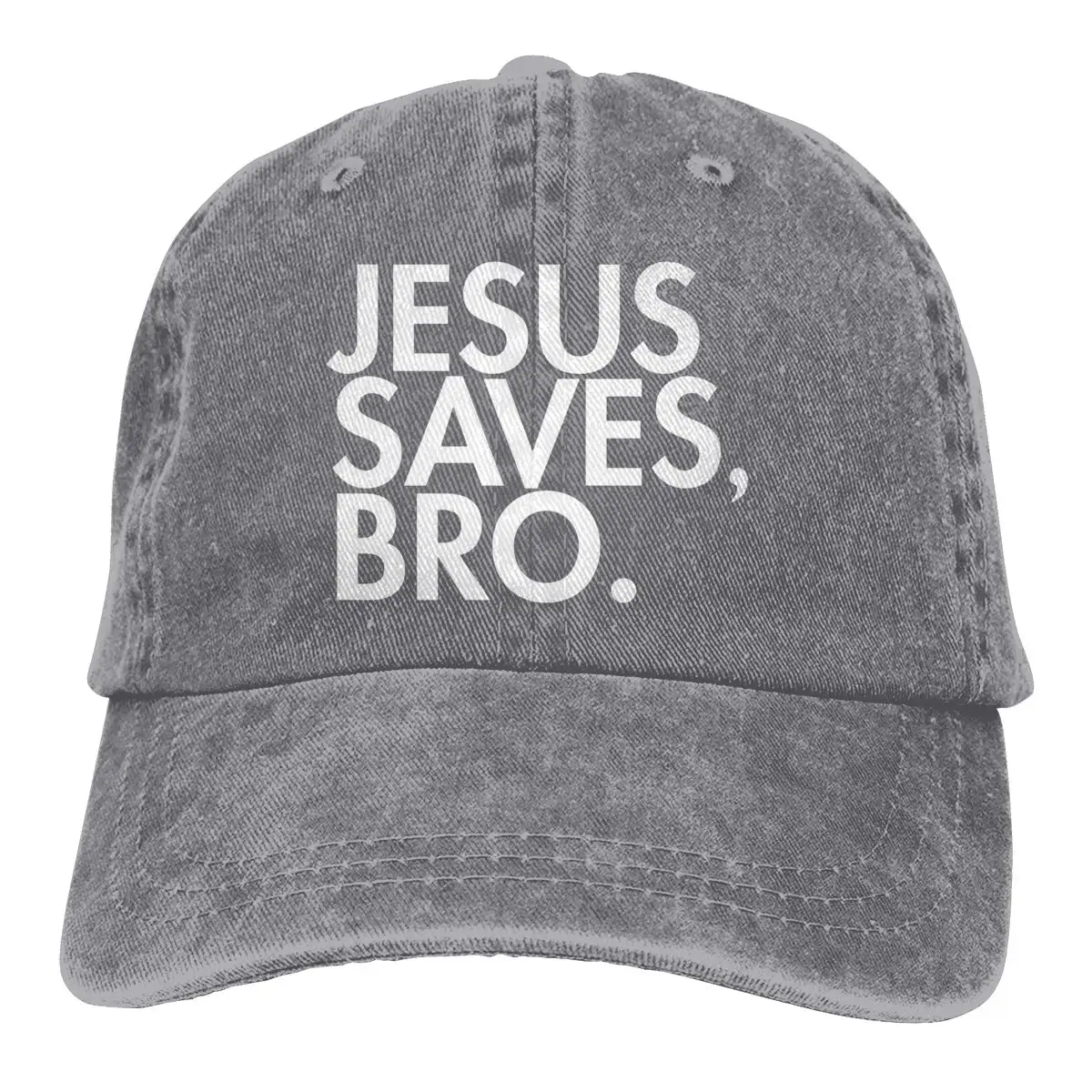 Jesus Saves Bro Мужская кепка джинсовая хлопковая Регулируемая Кепка на заказ Забавный рыболовный козырек Ясень