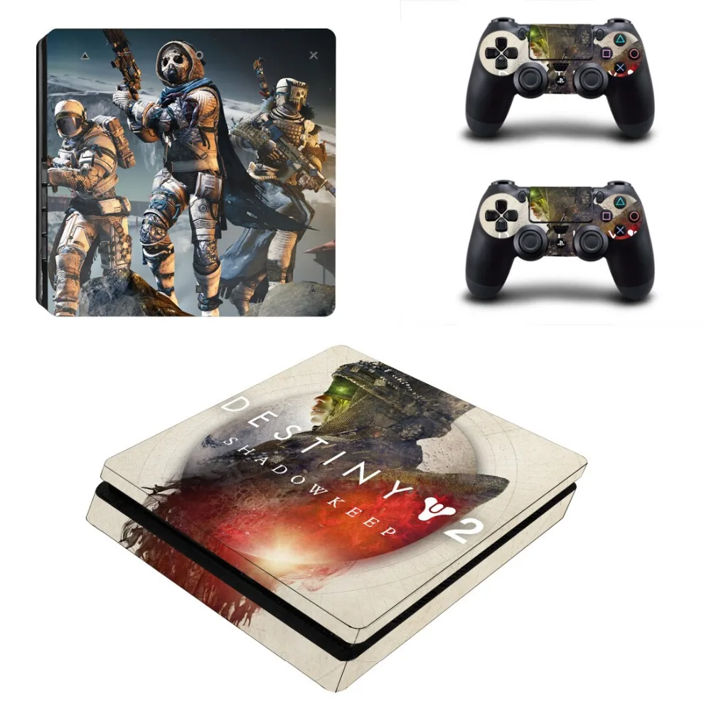 Destiny 2 Shadowkeep PS4 тонкая наклейка для sony playstation 4 консоль и контроллер PS4 Slim Skins наклейка s винил