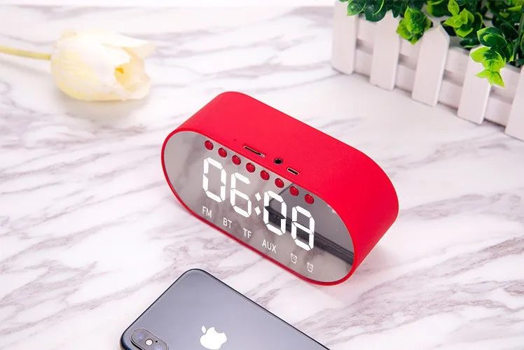 T1 Bluetooth V4.2 динамик CVC шумоподавление портативные наушники звук бар бас стерео для ПК/ноутбука/телефона детский подарок - Цвет: Red