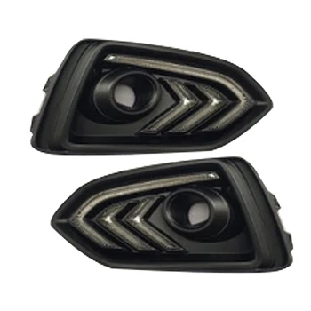 

for 2017-2018 Hyundai Accent with Yellow LED Daytime Running Light 2Pcs