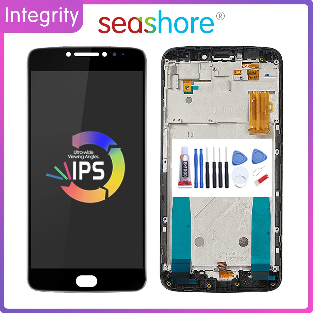 ЖК-дисплей 5 дюйма для Motorola Moto E4 Plus сенсорный ЖК-экран с дигитайзером в сборе MOTO