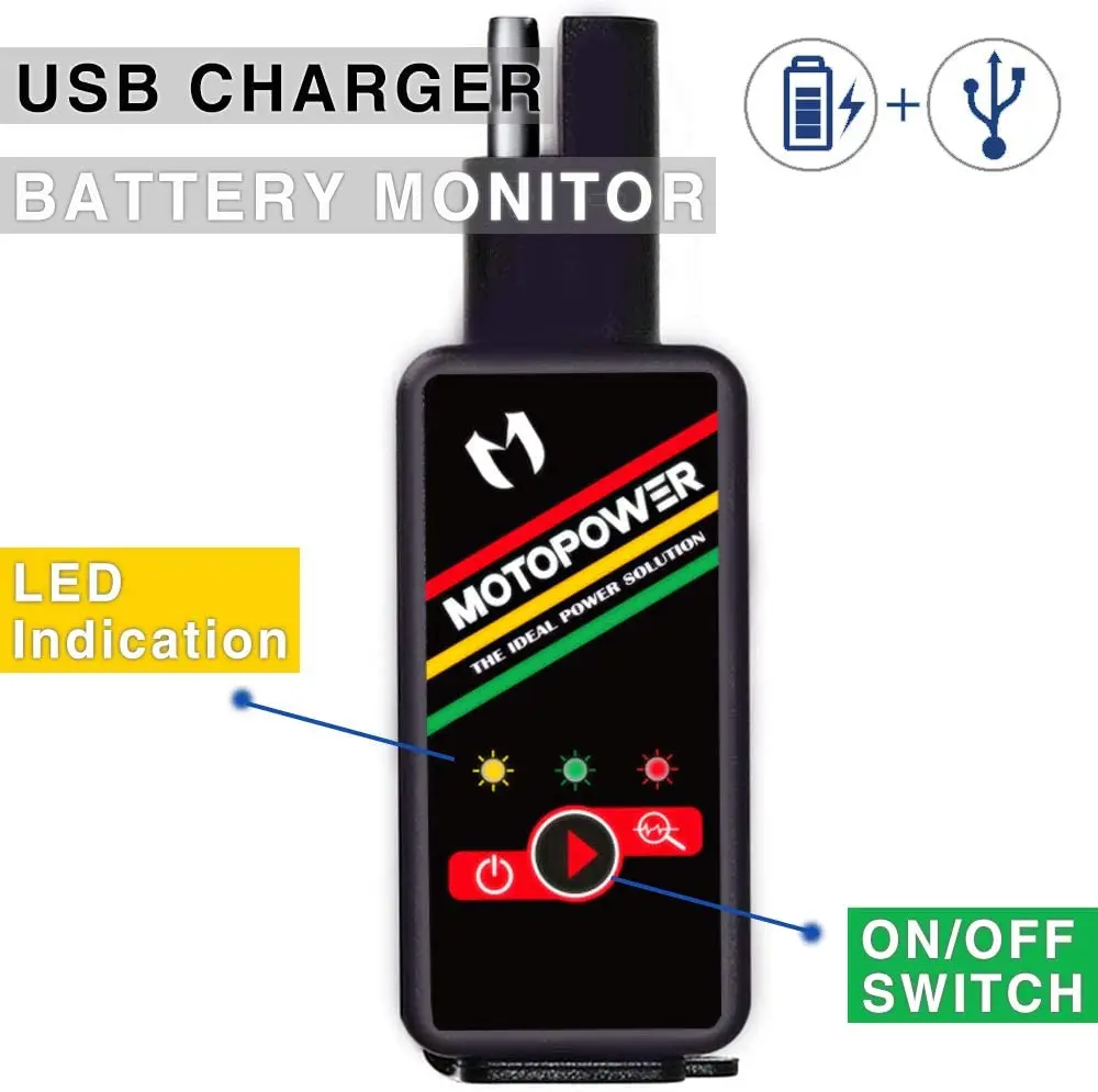 MOTOPOWER   USB , ͸  ġ , SAE to USB , MP0620B 4.2Amp