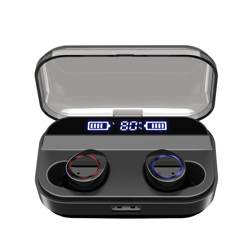 беспроводные наушники X11 TWS HIFI бас объемная IPX7 водонепроницаемые 3500 мАч зарядная