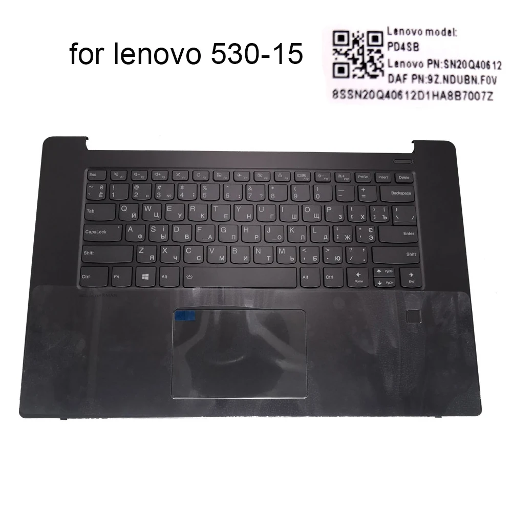 

Клавиатура с подсветкой для Lenovo Ideapad 530S 15IKB 530-15 AIR 15 RU русская клавиатура с сенсорной панелью 5CB0R12589 PD4SB