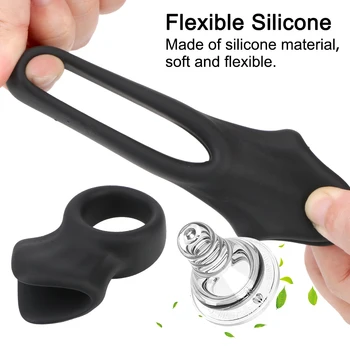 Masturbator Ring Delay Ejaculation Sex Toys for Men Couple Adult Product Penis Ring Cock Rings Silicone 2