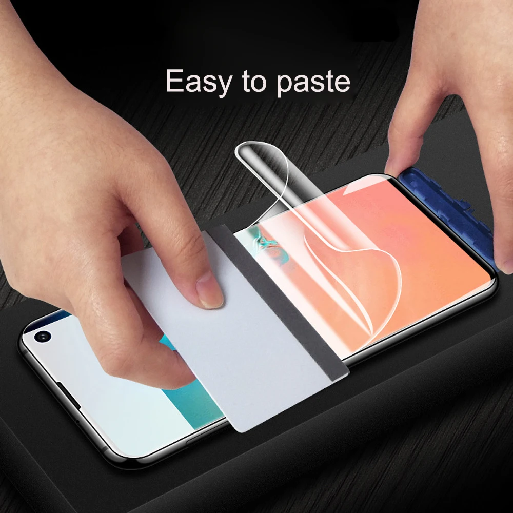 200 шт пленка 9D полное покрытие для samsung S9 S10 S10E S10PLUS NOTE10 A60 защита экрана Гидрогелевая защитная пленка