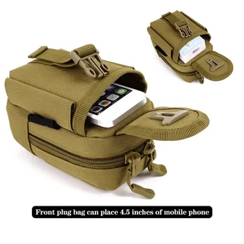 

Mobile Phone Case Hunting Bag Molle Pouch Waist Bag Waterproof Multifunction Casual EDC Tool Bag Small Bag Outdoor Backpack